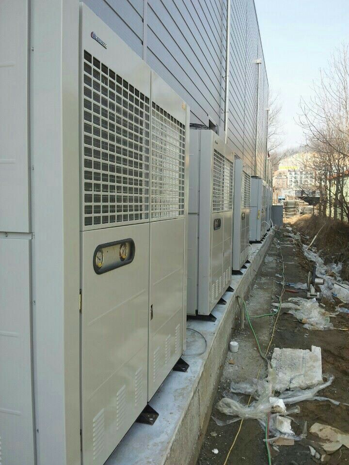 물류센타 (가락공판장) 냉동, 냉장 유니트 설치 현장